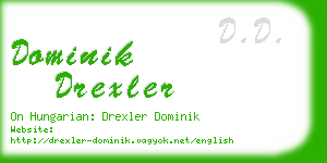 dominik drexler business card